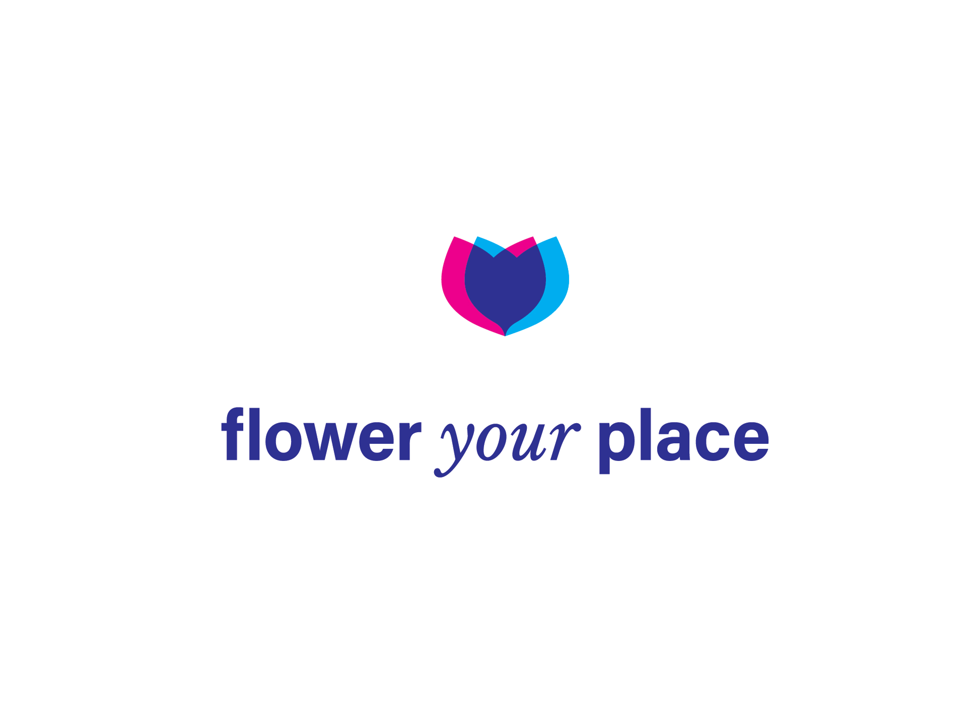 Flower Your Place" logotipas – oficiali partnerystė žydinčių miestų sprendimams Baltijos šalyse